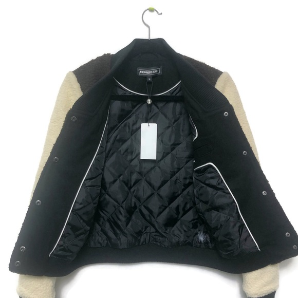 Members Only Original Women’s Sherpa Baseball Jacket M - Picture 5 of 6
